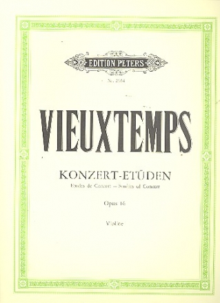 Konzert-Etden op.16 fr Violine