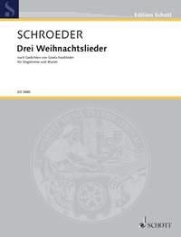 3 Weihnachtslieder fr Gesang und Klavier