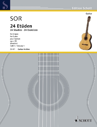 Sehr leichte bungen op.35 Band 1 fr Gitarre