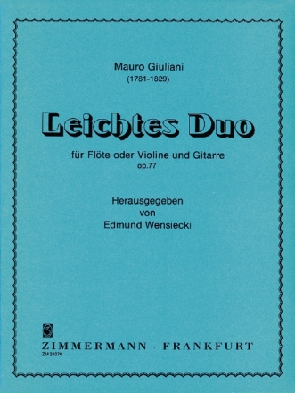 Leichtes Duo op.77 fr Flte und Gitarre