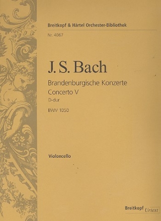 Brandenburgisches Konzert D-Dur Nr.5 BWV1050 fr Orchester Violoncello