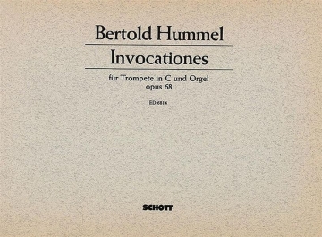 Invocationes op. 68 fr Trompete in C (Sopran-Saxophon in B) und Orgel