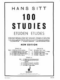 100 Studies op.32 vol.4 20 studies for the violin (6th and 7th position)