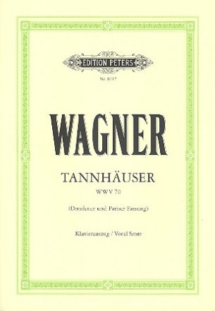 Tannhuser WWV70  Klavierauszug