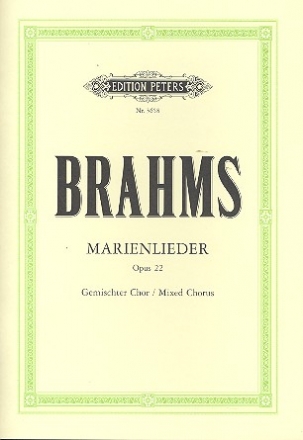 7 Marienlieder op.22 fr gem Chor Partitur (dt)