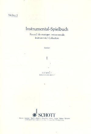 Instrumental-Spielbuch Band 1 fr Orchester Violine 1