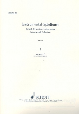 Instrumental-Spielbuch Band 1 fr Orchester Violine 3