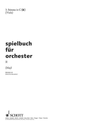 Spielbuch Band 2 fr Orchester 3. Stimme in C (Viola)