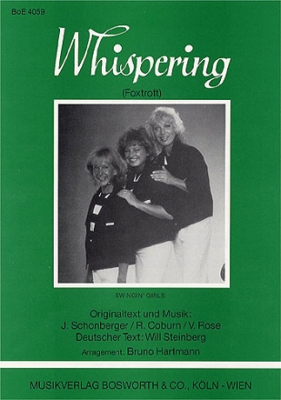 Whispering (Foxtrott) fr Gesang und Klavier