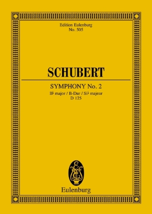 Sinfonie B-Dur Nr.2 fr Orchester Studienpartitur