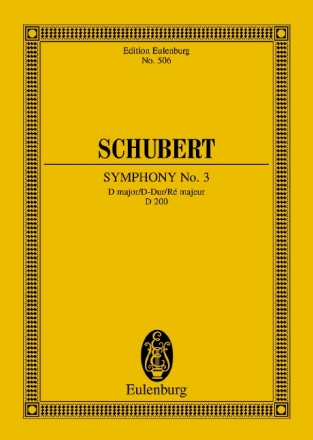 Sinfonie D-Dur Nr.3 fr Orchester Studienpartitur