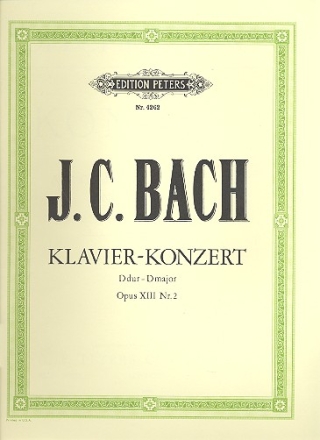 Konzert D-Dur op.13,2  fr Klavier und Orchester fr 2 Klaviere