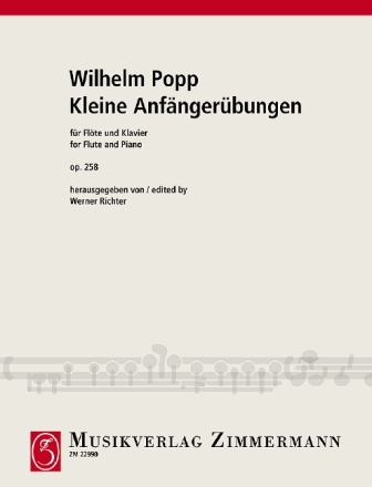 Kleine Anfngerbungen op.258 fr Flte und Klavier