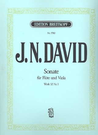 Sonate op.32,1 fr Flte und Viola Spielpartitur