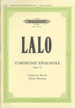 Symphonie espagnole op.21 fr Violine und Orchester fr Violine und Klavier