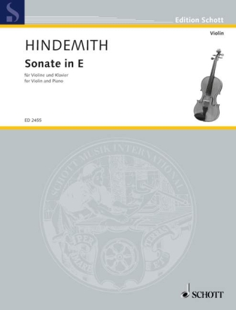 Sonate in E fr Violine und Klavier