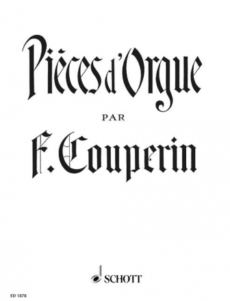 Pices d'Orgue fr Orgel