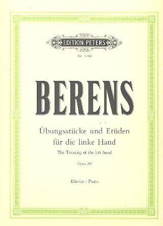 Die Pflege der linken Hand op.89 fr Klavier