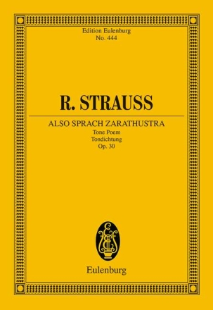 Also sprach Zarathustra op.30 fr Orchester Studienpartitur