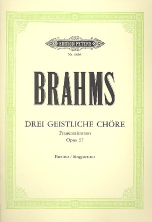 3 geistliche Chre op.37 fr Frauenchor Partitur (dt)