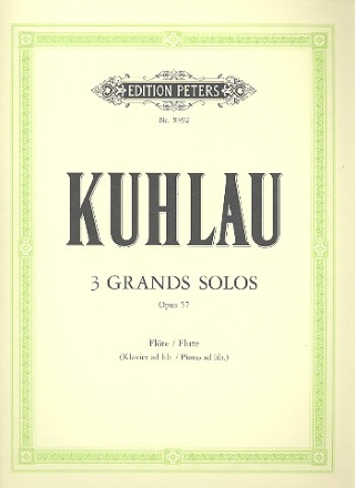 3 grands solos op.57 fr Flte (Klavier ad lib.)