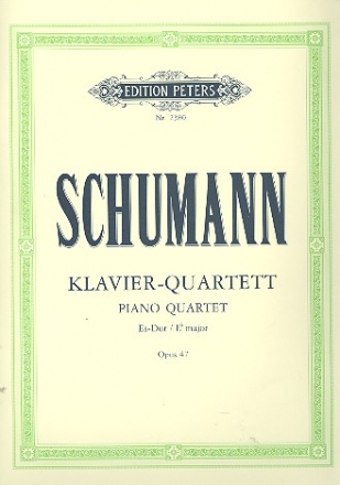 Quartett Es-Dur op.47 fr Klavier und Streichtrio Stimmen