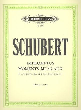 Impromptus und Moments musicaux op.90, 94 und 142 fr Klavier