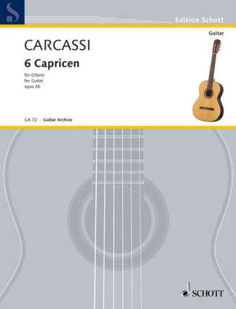 6 Capricen op.26 fr Gitarre