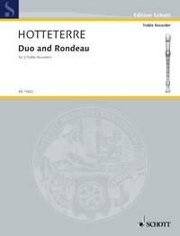 Dou et rondeau for 2 alto recorders score