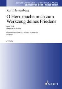 O Herr mache mich zum Werkzeug deines Friedens fr gem Chor a cappella Partitur