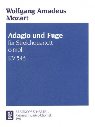 Adagio und Fuge c-Moll KV546 fr Streichquartett Stimmen