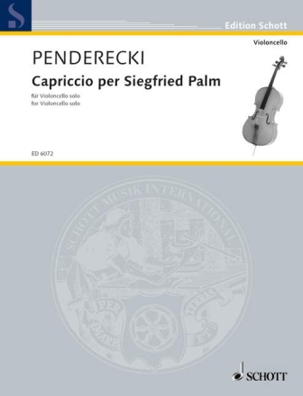 Capriccio per Siegfried Palm (1968) fr Violoncello 