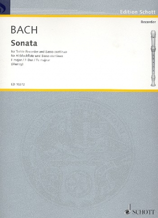 Sonata in F for treble recorder and pianoforte (harpsichord)