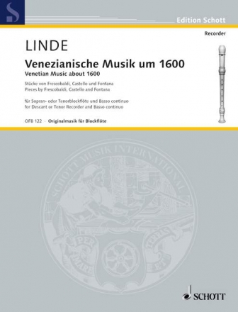 Venezianische Musik um 1600 fr 2 Blockflten (ST) und Klavier