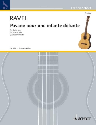 Pavane pour une infante defunte pour guitare