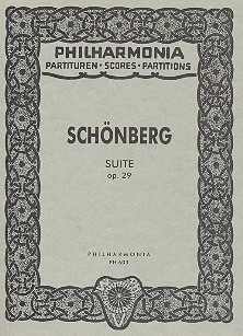 Suite op.29 fr Orchester Studienpartitur