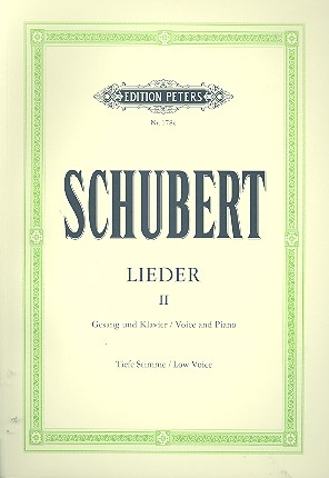 Lieder Band 2 fr Gesang (tief) und Klavier