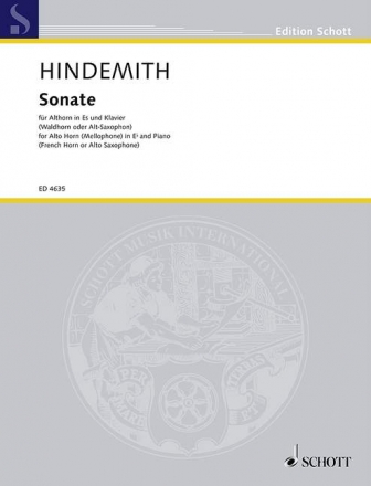 Sonate (1943) fr Althorn in Es (Waldhorn oder Alt-Saxophon) und Klavier