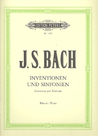 15 zweistimmige Inventionen und 15 dreistimmige Sinfonien fr Klavier