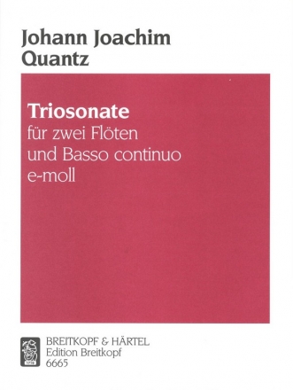 Triosonate e-Moll fr 2 Flten und Klavier