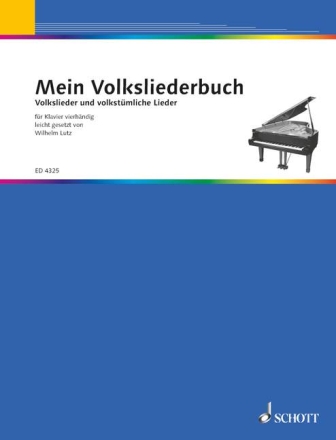 Mein Volksliederbuch fr Klavier zu 4 Hnden