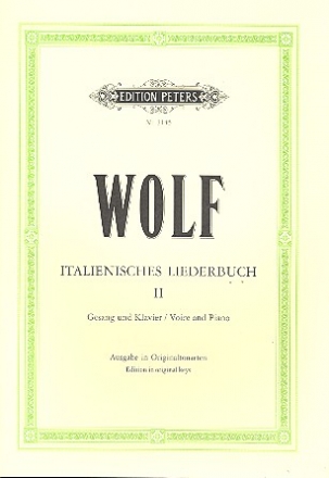 Italienisches Liederbuch Band 2 fr Singstimme und Klavier (dt/en)