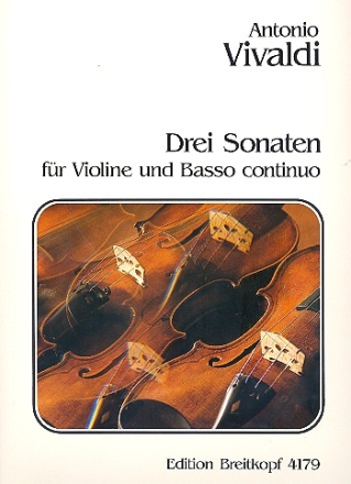 3 Sonaten fr Violine und Klavier (Violoncello ad lib)