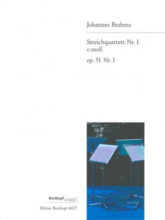 Streichquartett c-Moll op.51,1 fr 2 Violinen, Viola und Violoncello Stimmen