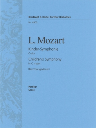 Kinder-Sinfonie C-Dur fr Orchester Partitur