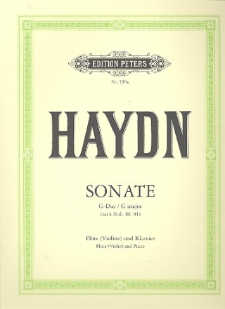 Sonate G-Dur fr Flte und Klavier