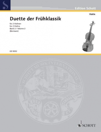 Duette der Frhklassik Band 2 fr Violine Partitur