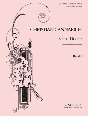 6 Duette Band 1 (Nr.1-3) fr Violine, (Flte) und Viola Spielpartitur