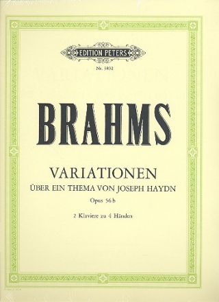 Variationen ber ein Thema von Haydn op.65b fr 2 Klaviere