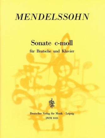 Sonate c-Moll fr Viola und Klavier